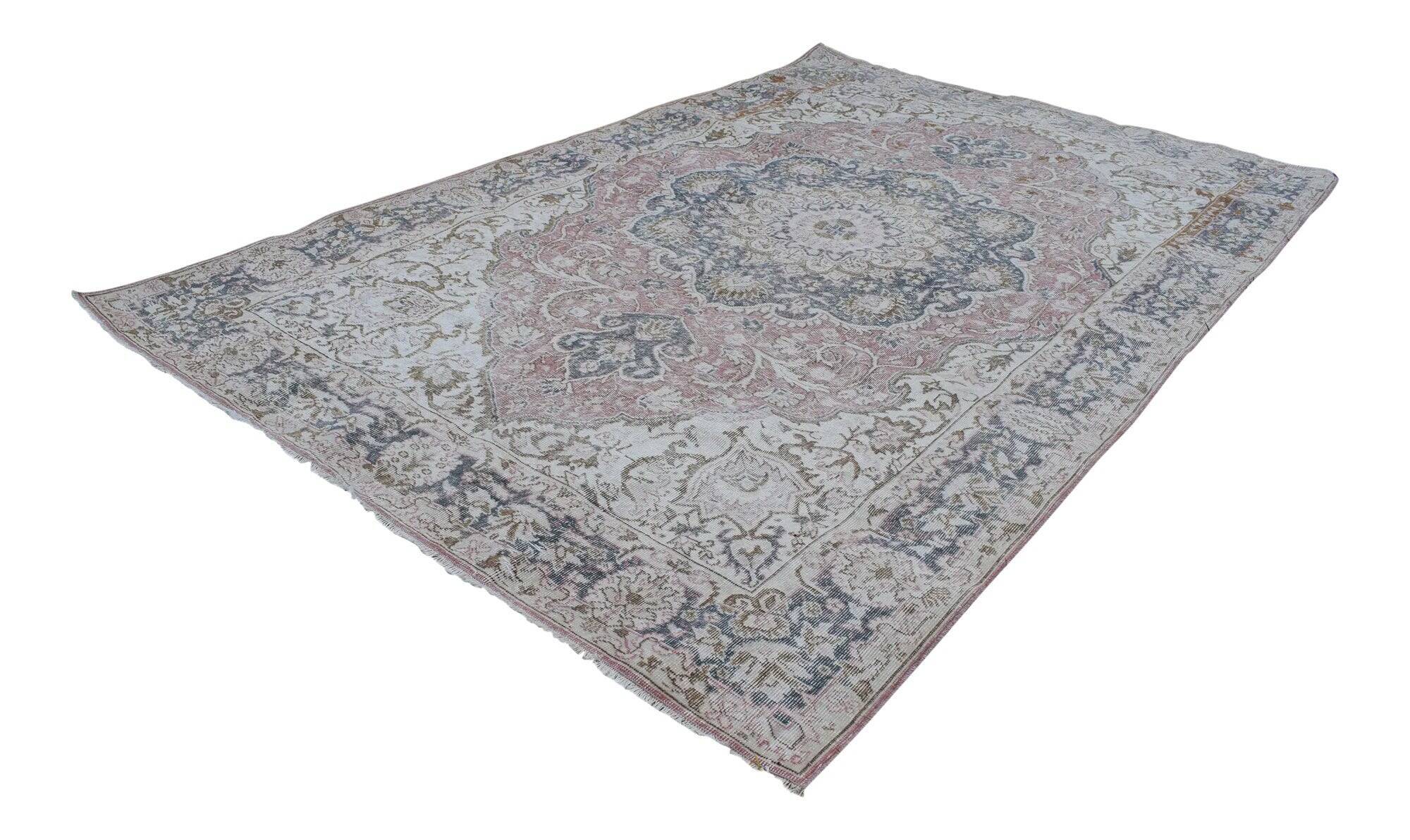 Vintage Turkish Oushak rug 210x320 cm