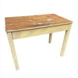 Table vintage 1900 en pin – Cuisine ou Bureau. Belle patine