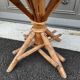 Vintage 70s rattan coffee table in rattan