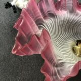 Pink opaline pendant light