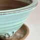 Pot tripode et soucoupe céramique vintage