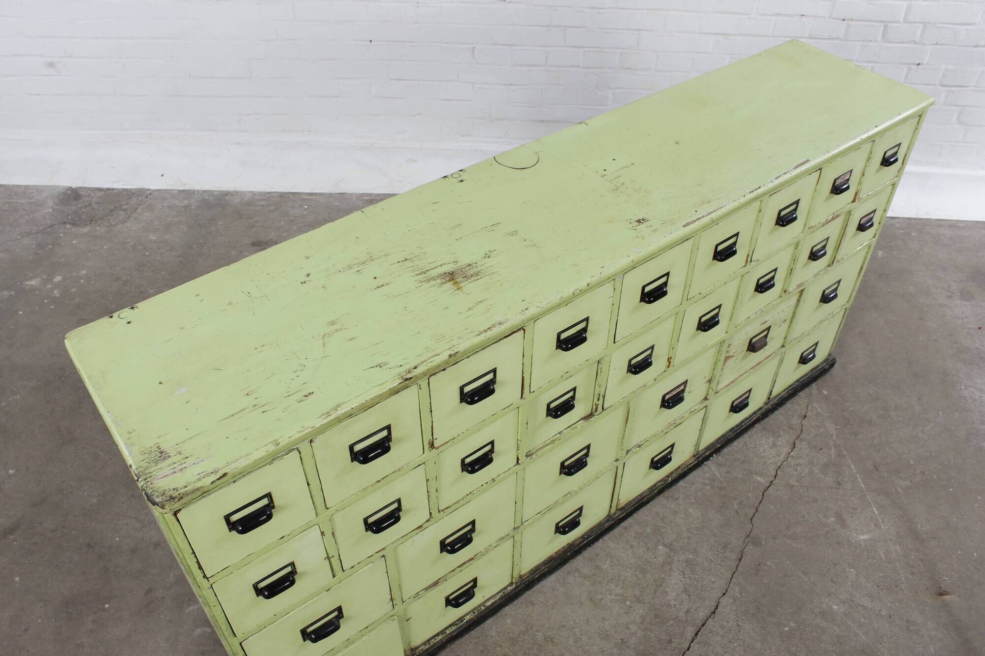 Industrial vintage drawer cabinet apothecary cabinet chest of drawers