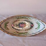 Antique Limoges bowl – painted porcelain & gilded bronze, Louis XV style