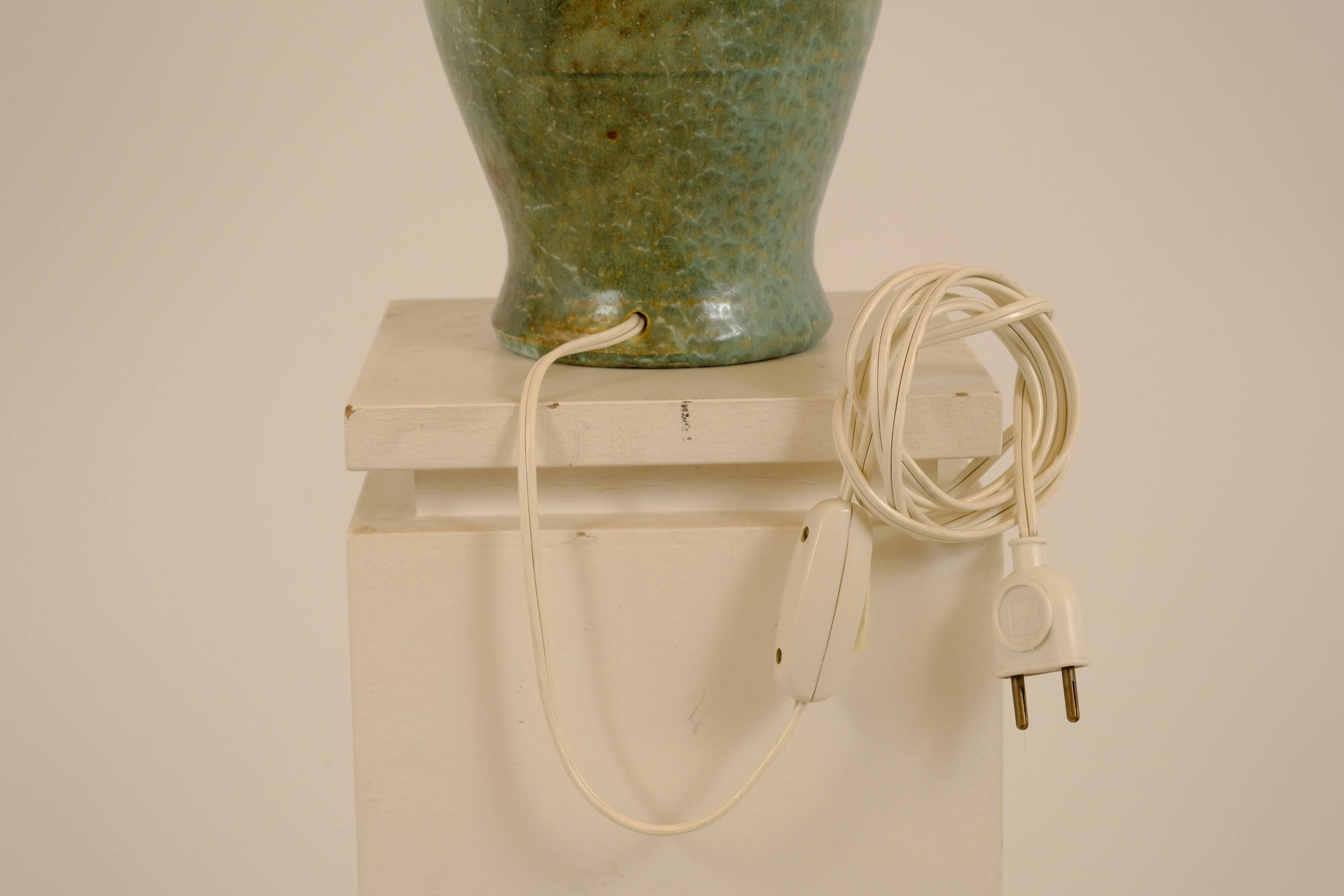 Ceramic lamp by Jacques SERRE 1970's