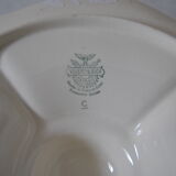 Aperitif tray in porcelain gilded decoration Villeroy & Boch 50s/60s