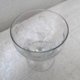 Former crystal glasses chiseled