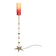 Orange Glass, Brass, Copper and Metal Floor Lamp by Carmelo La Gaipa, 2019