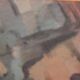 Original large mid-century Swedish oil on canvas – “Composition” by Sixten Lundbohm – vintage & framed – 77 × 70 cm (30.3" × 27.6")