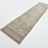 3x12 Pastel Brown Oushak Runner Rug, 84x350Cm
