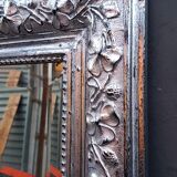 Old silver mirror 92x154cm