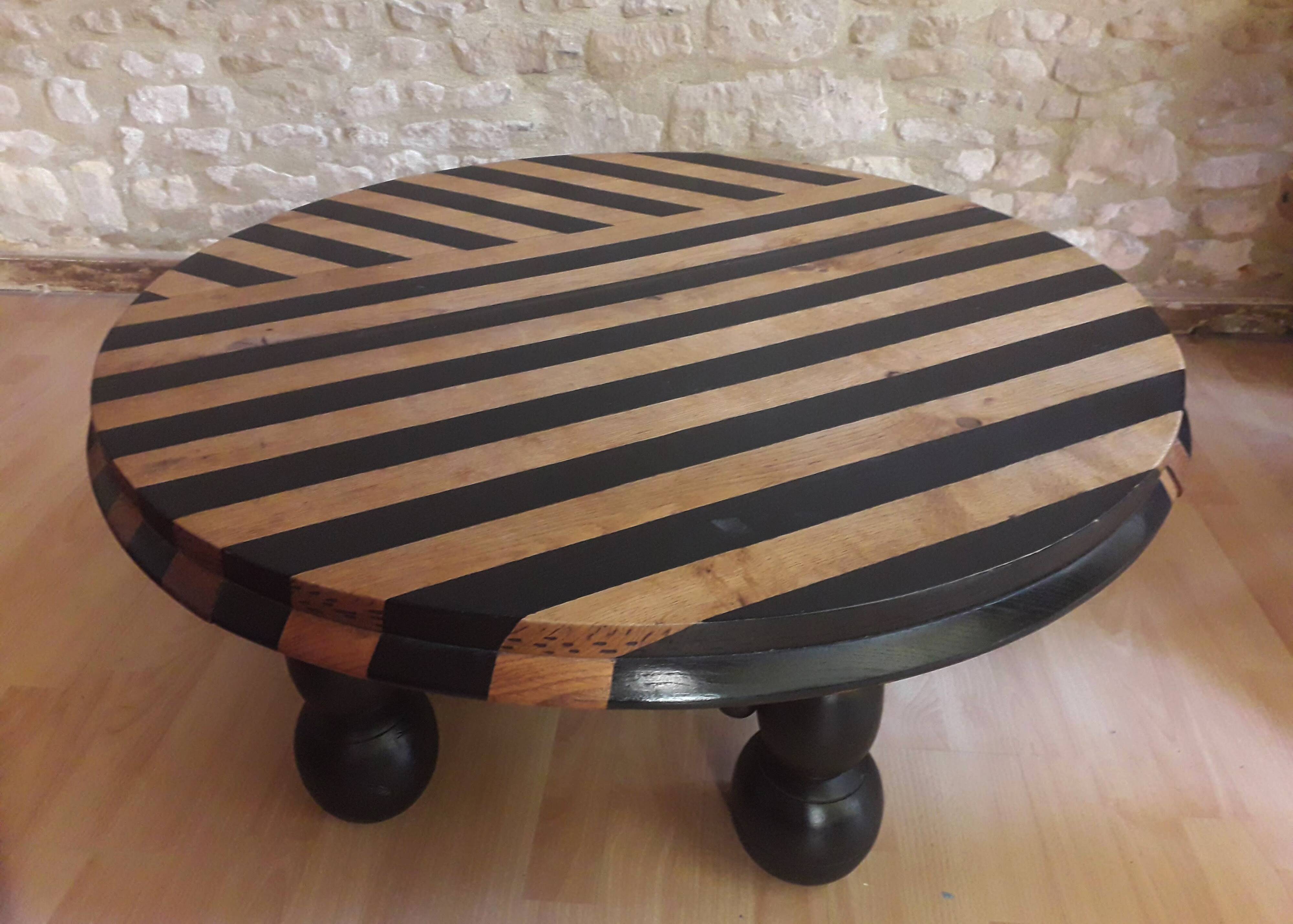 Coffee table attributed to Charles Dudouyt.