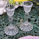 Vintage crystal candlesticks