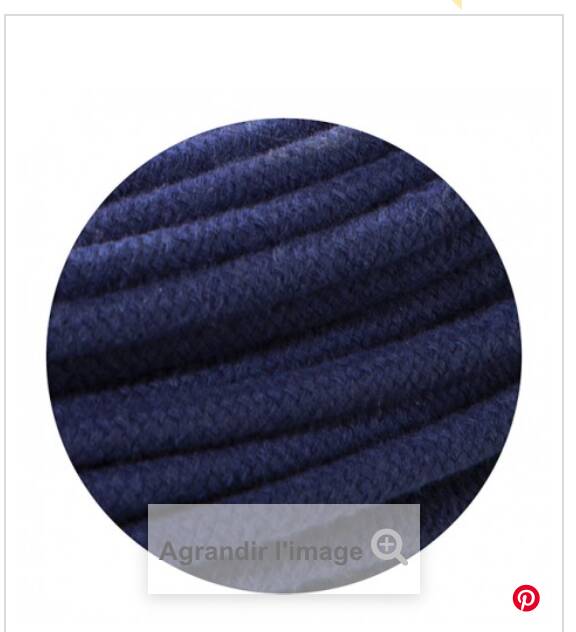 Pleated opaline portable lamp, 2 M fabric cable