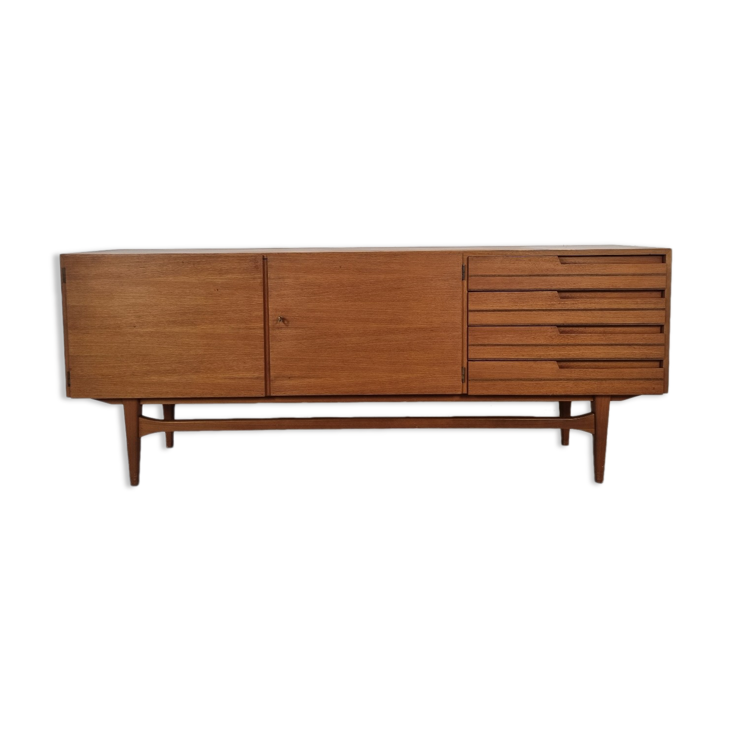 Scandinavian walnut sideboard, 60s
