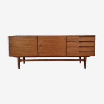 Scandinavian walnut sideboard, 60s