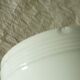 Old white porcelain water dish