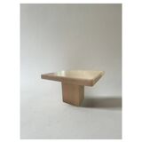 Italian travertine coffee table, 1970s design