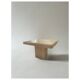 Table basse italienne en travertin, 1970
