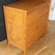 Chest of drawers with 4 drawers, light oak, 1960.