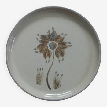 Flat plate in real France stoneware