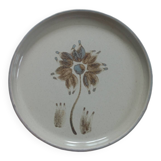 Flat plate in real France stoneware