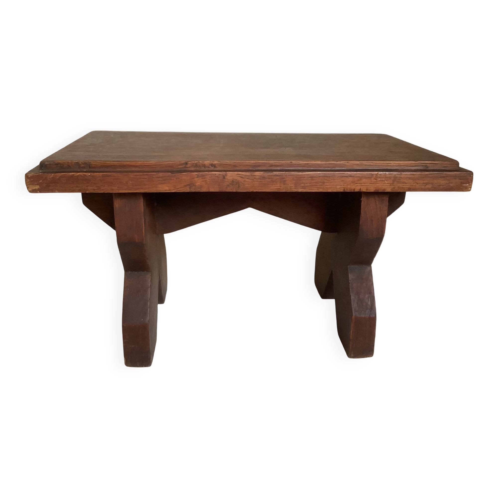 Small wooden stool bench step