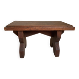 Small wooden stool bench step