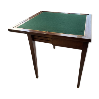 Table de bridge ancienne