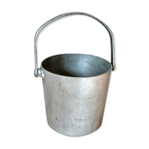 Seau en aluminium avec anse porte couverts cuisine