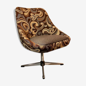 Mid century modern funky swivel chair