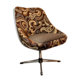 Mid century modern funky swivel chair
