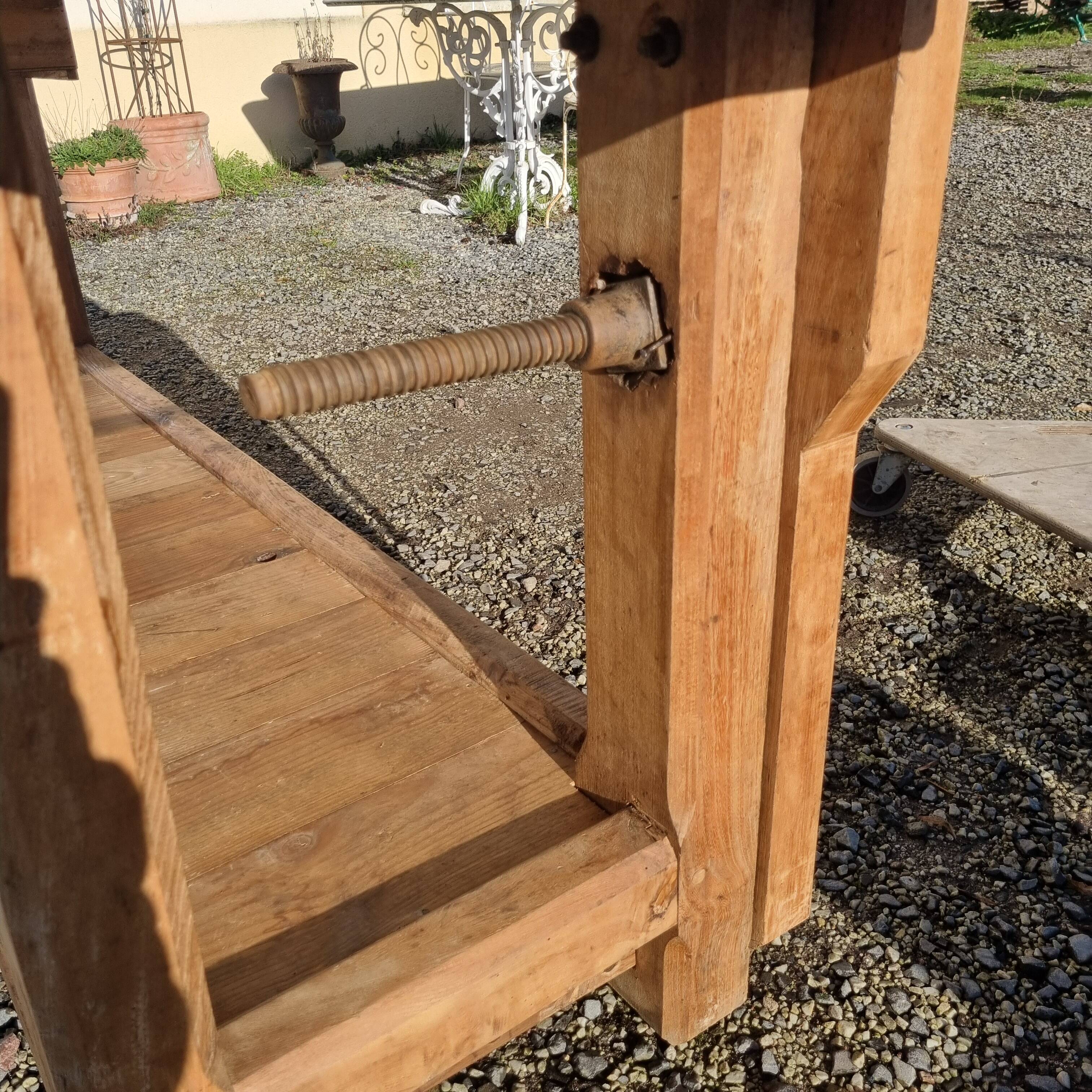 Solid oak table