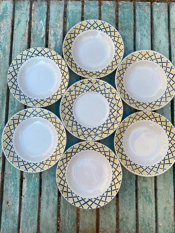 Antique hollow Badonviller plates
