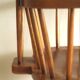 Mid century solid oak lyre-back Windsor armchair, 1960s