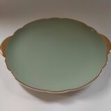 Villeroy & Boch celadon and gold pie dish
