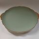 Plat à tarte Villeroy & Boch céladon et or