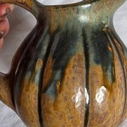 Pichet Citrouille En Terre Cuite Vernissée