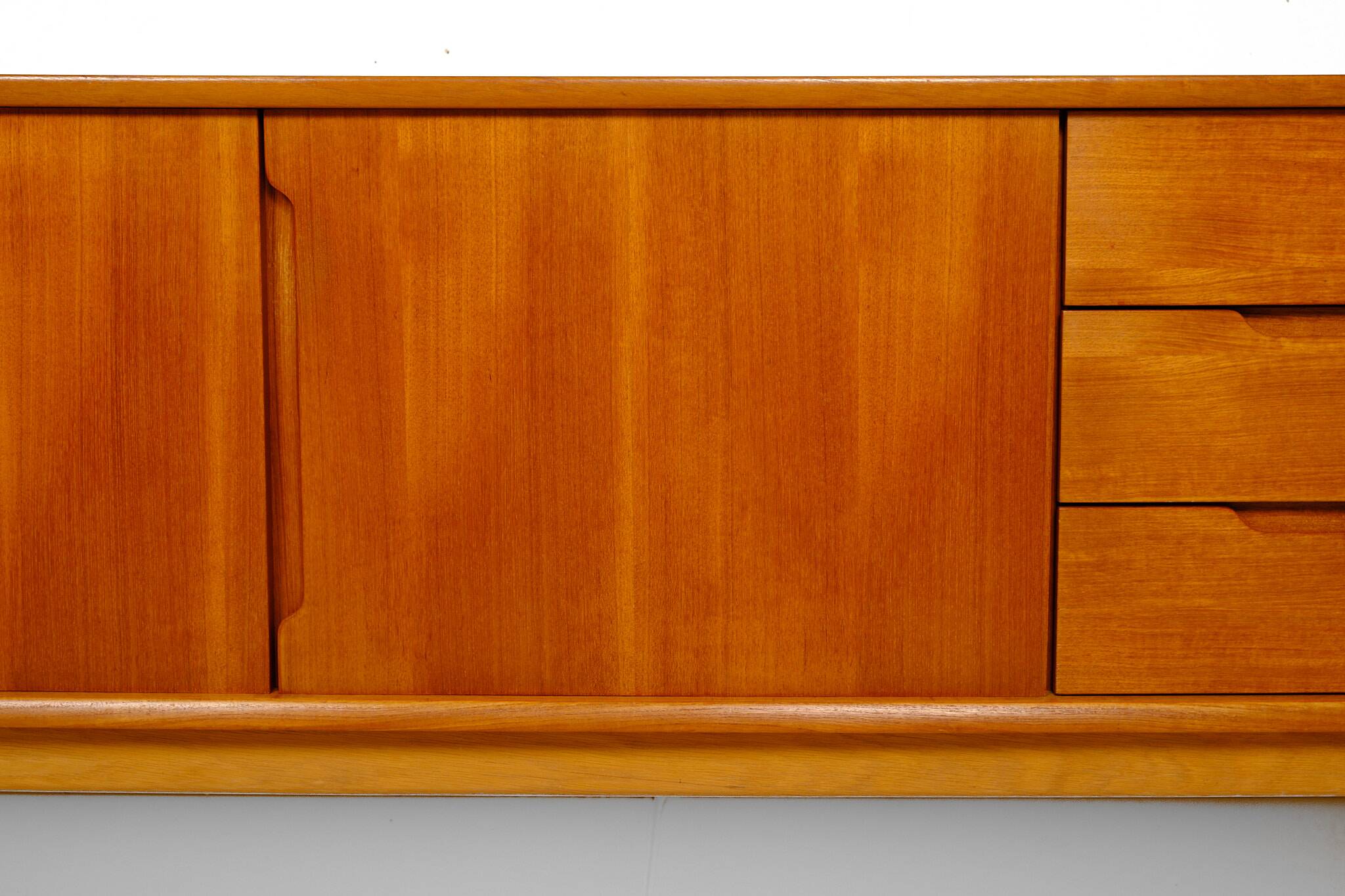 Teak enfilade, Fredericia, by Borge Mogensen, built around 1970.