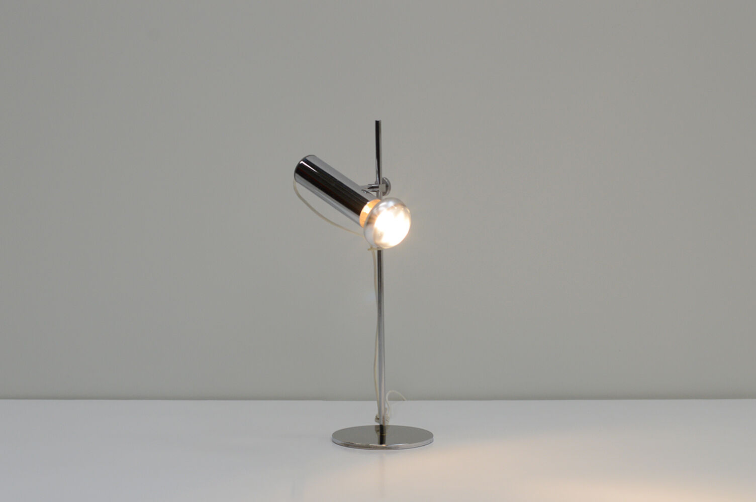Chrome spot desk lamp, Europe 1970s.