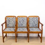 3 Seat Upholstered Bench, Spain, 1910s