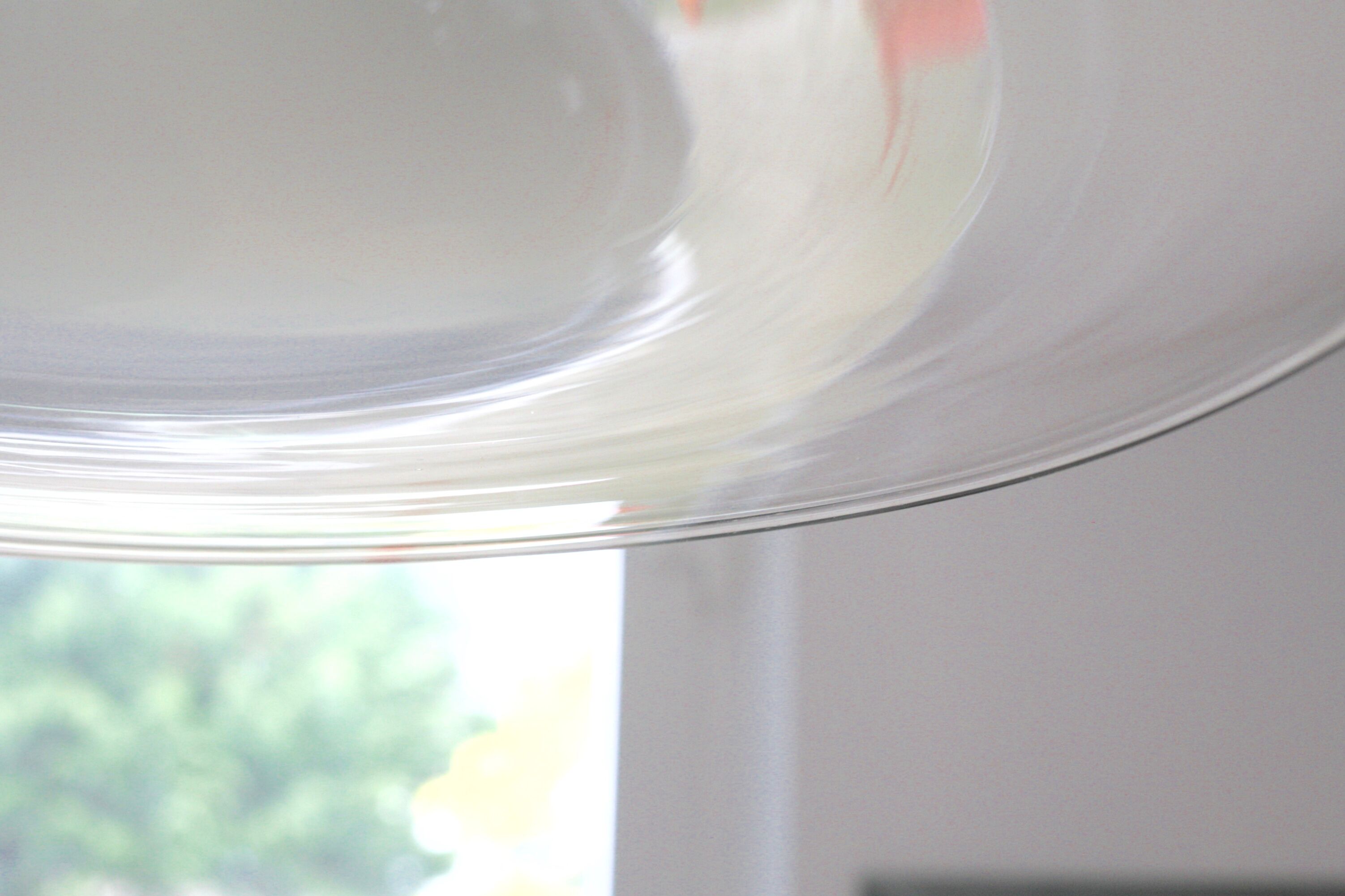 Pair of Cinea suspensions, Leucos workshop, handmade in Murano, design Giusto Toso, circa 197