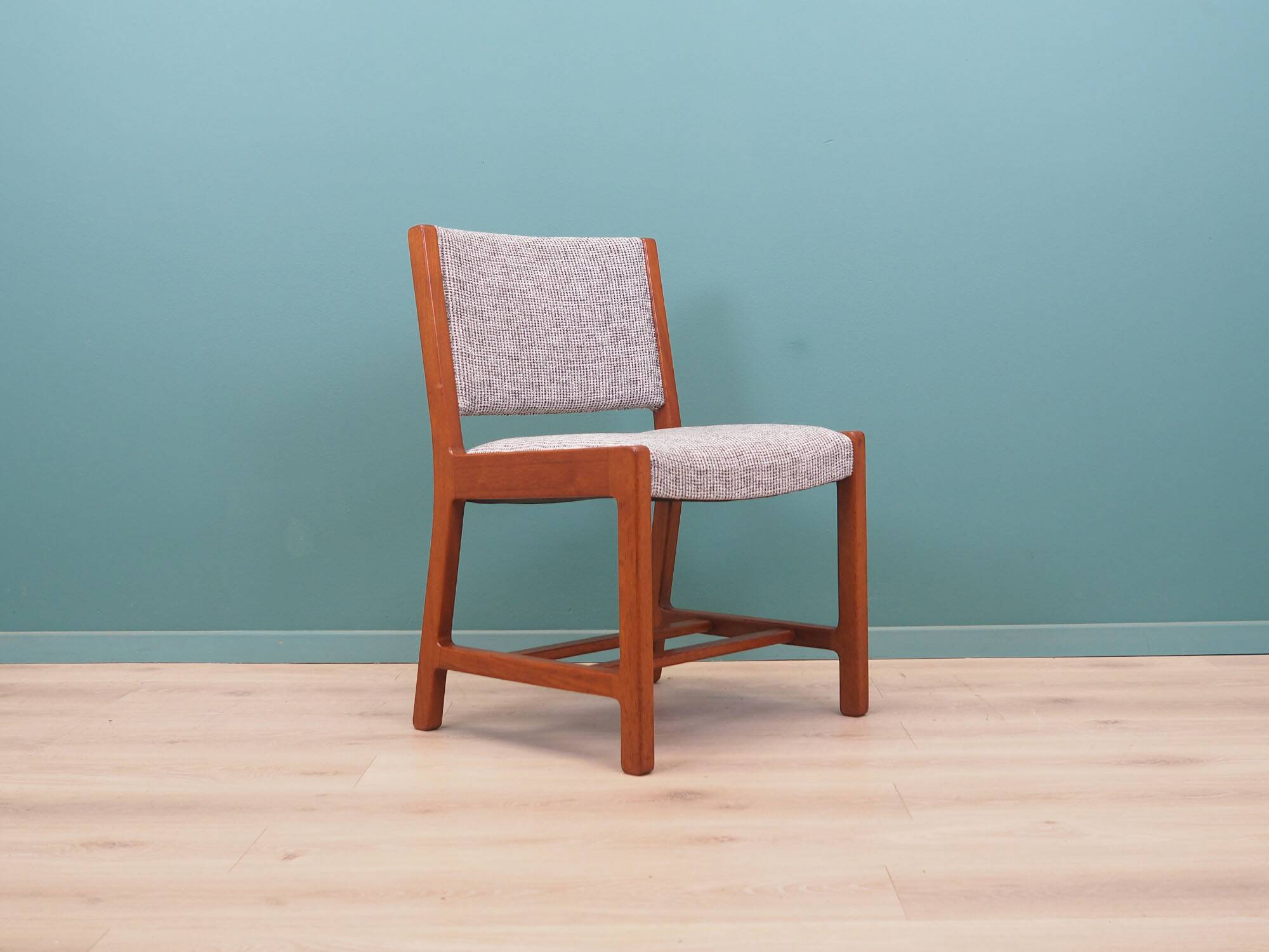 Set of five teak chairs, Danish design, 1970s, production: Denmark