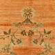 7x10 Peach & Brown Classic Persian Rug, 204x313Cm