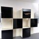 Mid-Century Modern backlight wall modular system by Acerbis. Italy 1970s