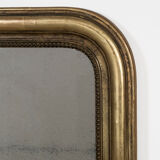 19th C Louis Philippe Mirror with Foxed Glass