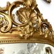 Miroir Louis-Philippe à fronton, XIXème