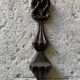 Carved wooden wall candle holder