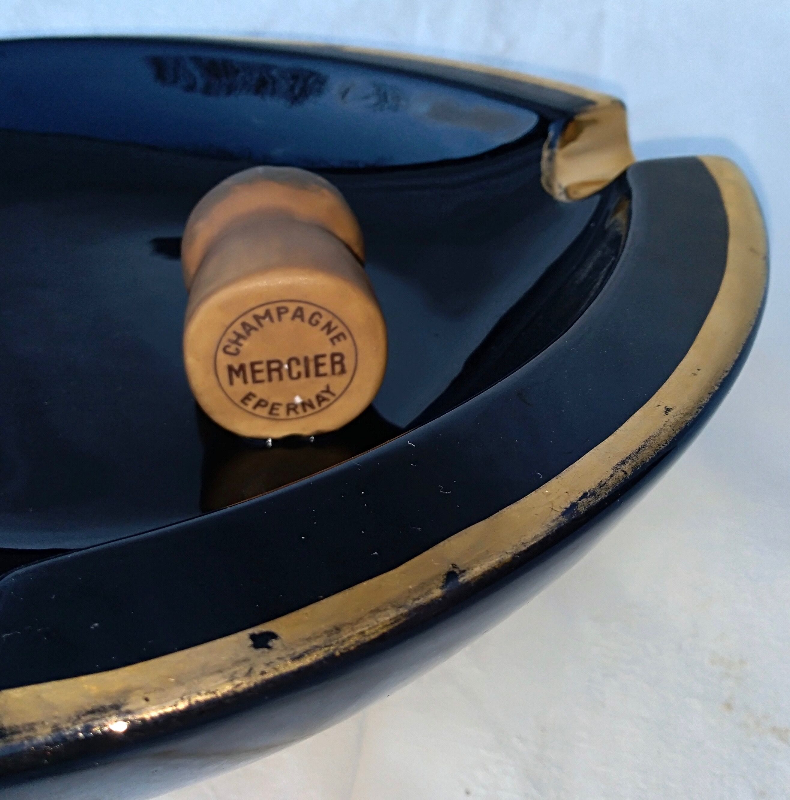 former Mercier champagne advertising ashtray