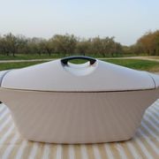 Cocotte Le Creuset 5.5 l Raymond Loewy vintage design 1970