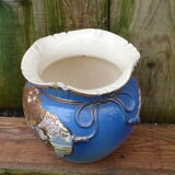 Japan vase satsuma enamelled pottery